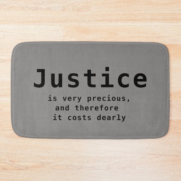 Item preview, Justice is very precious, and therefore it costs dearly designed and sold by Mounir Ameur Ali.