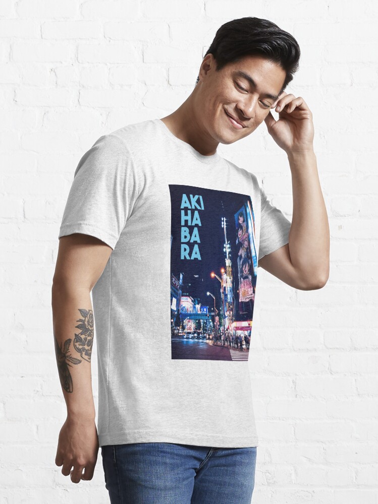 Alternate view of akihabara city Essential T-Shirt
