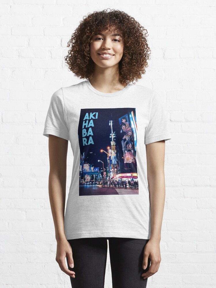 Alternate view of akihabara city Essential T-Shirt