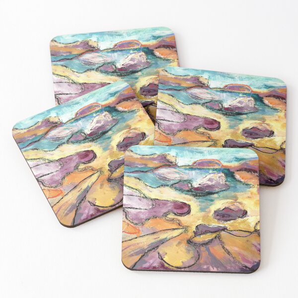 Item preview, Seascape Rock FORMATION Blue BAY Award winning designed and sold by vivbrad.