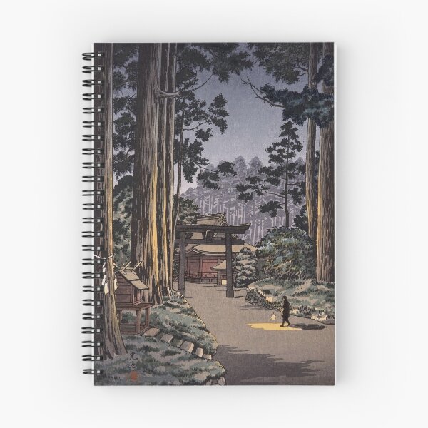 Item preview, Nikko Futarasan Temple by Tsuchiya Koitsu designed and sold by Takeda-art.
