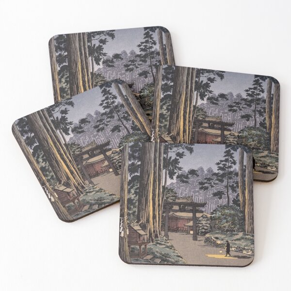 Item preview, Nikko Futarasan Temple by Tsuchiya Koitsu designed and sold by Takeda-art.