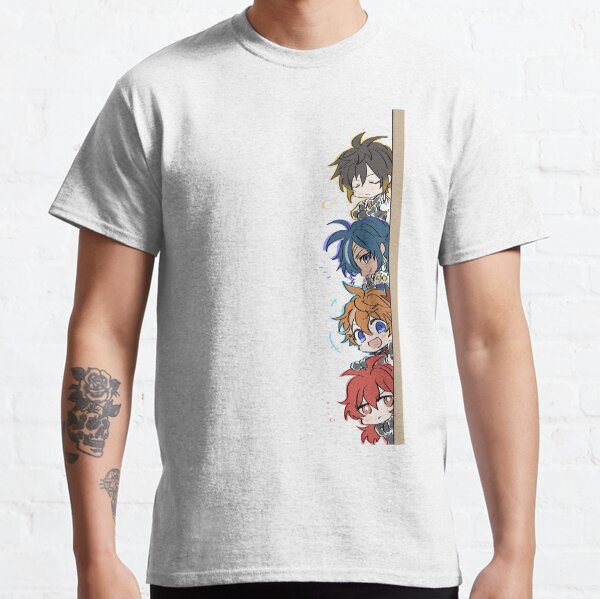 Banda Genshin Impact Chibi Peeker Boy Camiseta clásica