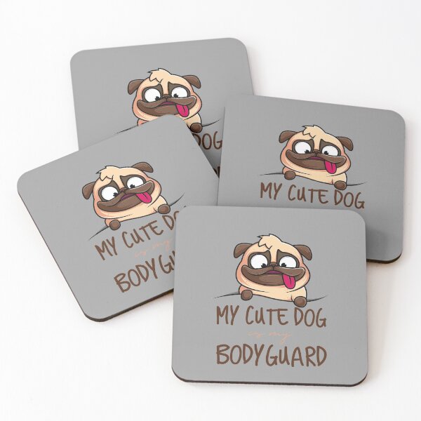 Item preview, MY CUTE DOG IS MY BODYGUARD designed and sold by 30-Merch.
