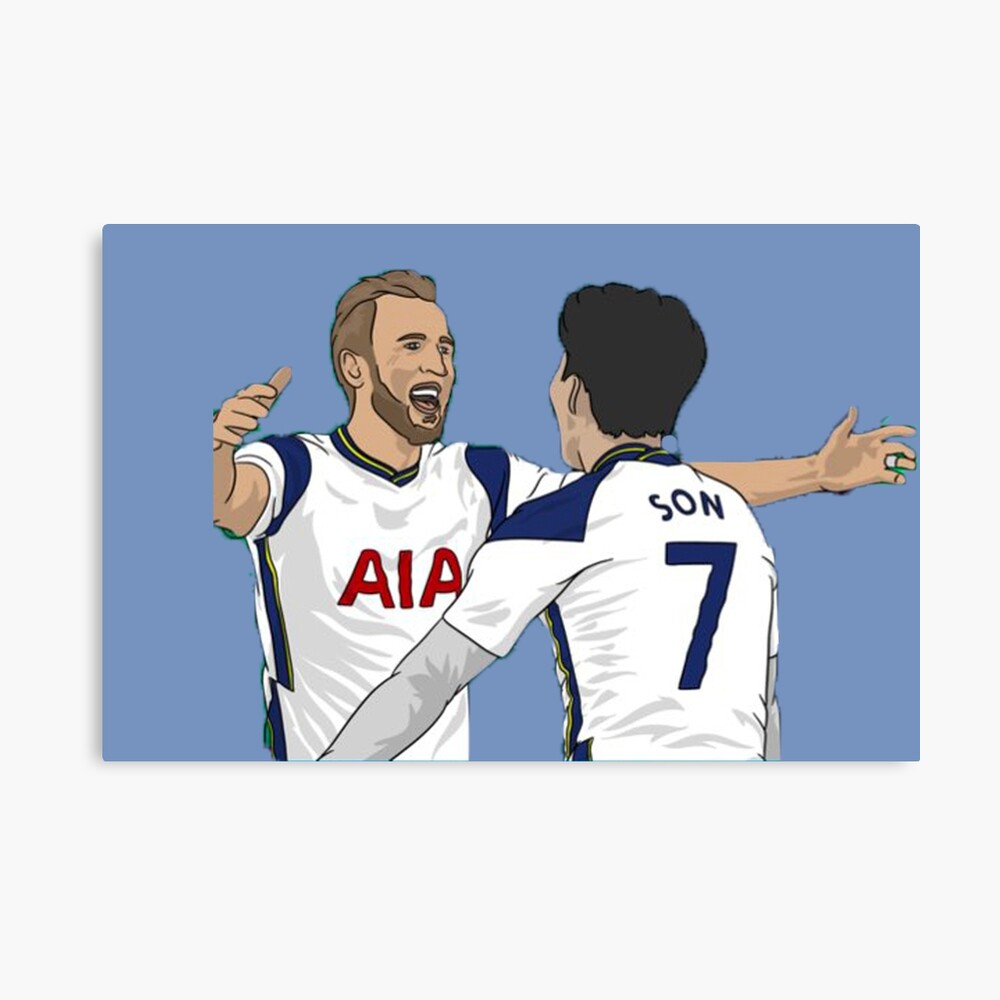 Heung-min Son & Harry Kane, Signed Double Photo Frame