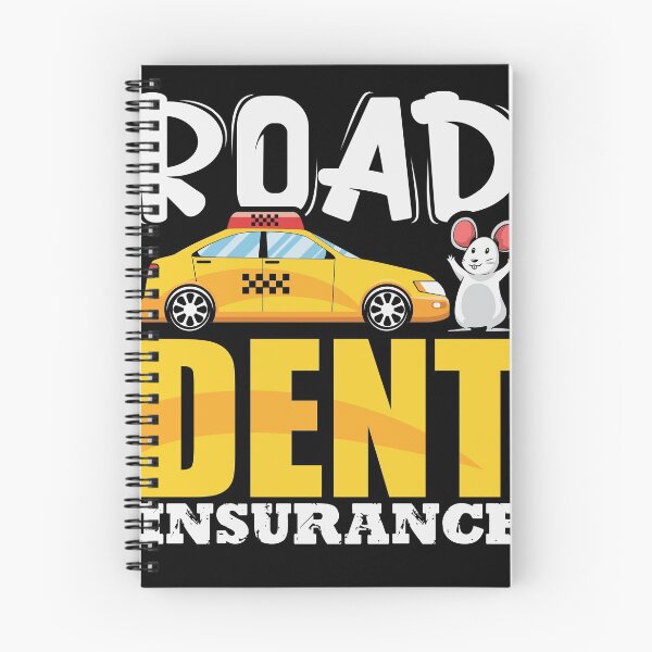 Item preview, Road dent insurance cute mouse joke shirt designed and sold by Grinover.