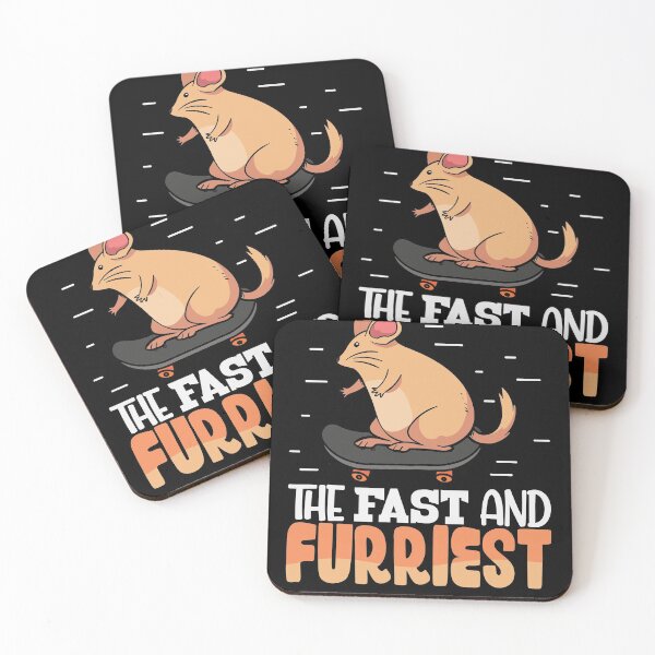 Item preview, The fast and furriest cute mouse an rat design designed and sold by Grinover.