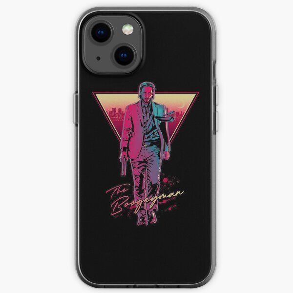 Der schwarze Mann iPhone Flexible Hülle