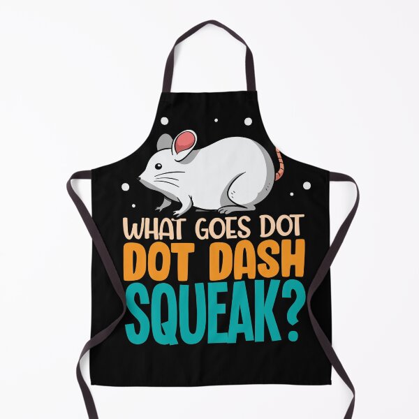 Item preview, What goes dot dot dash squeak rat mouse shirt designed and sold by Grinover.
