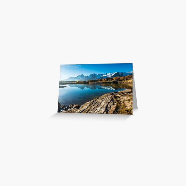 Lac Noir et le massif de la Meije Carte de vœux