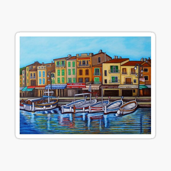 Item preview, Colours of Cassis designed and sold by Lisa Lorenz Paintings.