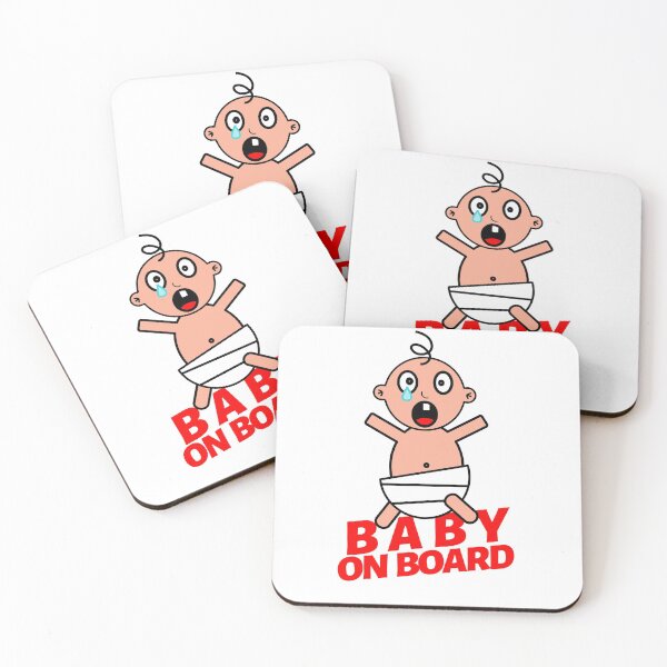 Item preview, Crying & Screaming Baby On Board  designed and sold by simpleones.