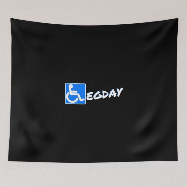 Item preview, LEGDAY DISABLED SIGN designed and sold by HeavyLiftGift.