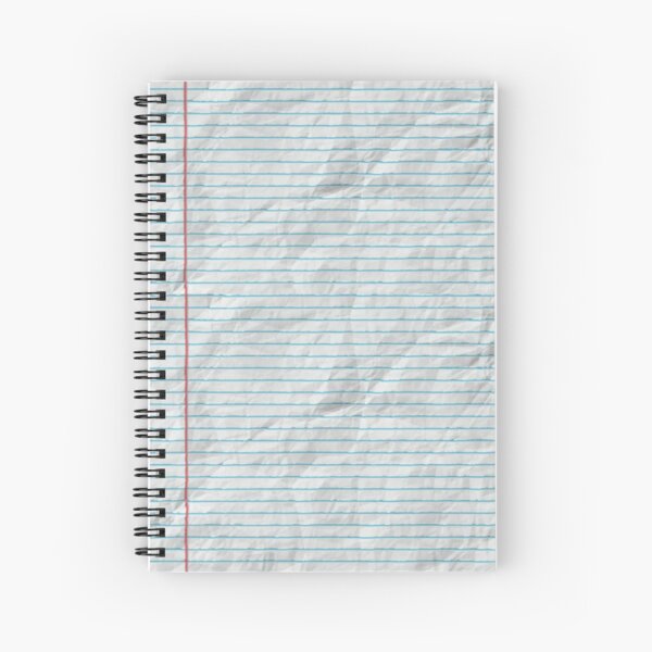 College Ruled Binder Paper Spiral Notebook for Sale by Feraloidies