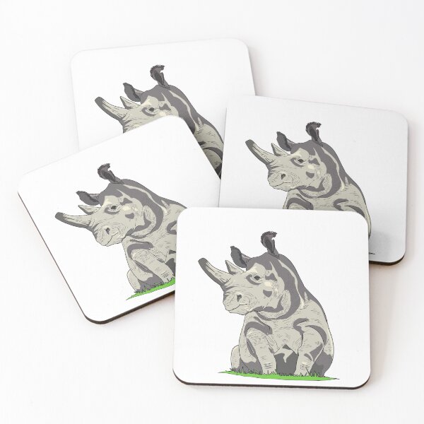 Item preview, Sudan the last male northern white rhinoceros paint designed and sold by majinjoni.