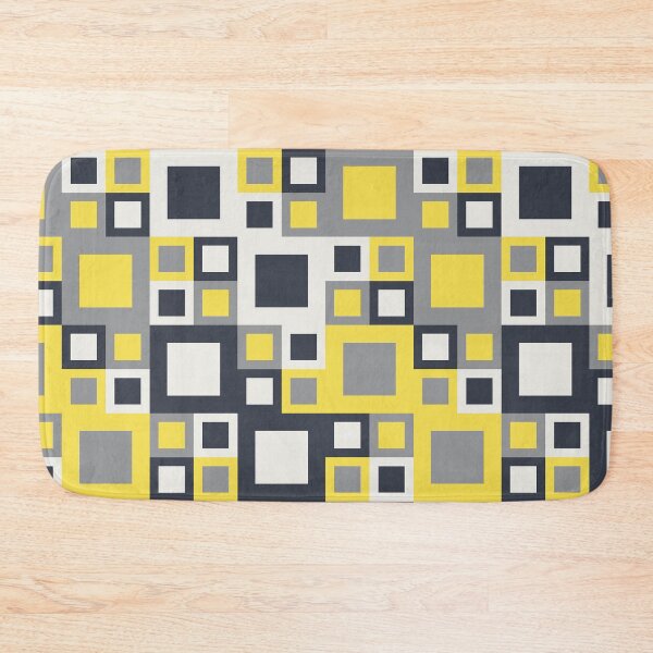 Item preview, Simple ornament with geometric shapes in yellow and gray color palette variations designed and sold by acidmit.