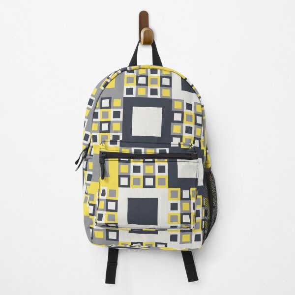 Item preview, Geometric shapes in a minimal ornament in yellow and gray color palette variations designed and sold by acidmit.