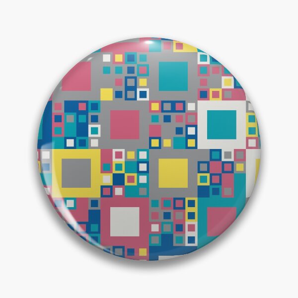 Item preview, Geometric shapes in an abstract mosaic in random yellow and gray color palette variations designed and sold by acidmit.
