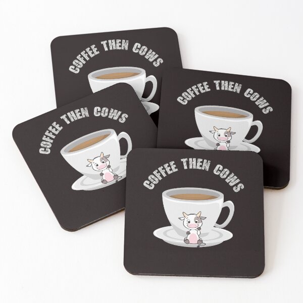 Item preview,  Coffee Then Cows Vintage Retro Design designed and sold by Beluved.