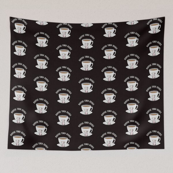 Item preview,  Coffee Then Cows Vintage Retro Design designed and sold by Beluved.