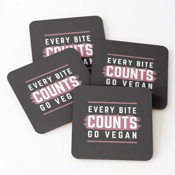 Item preview, Every bite counts, Go vegan designed and sold by PlantDemia.
