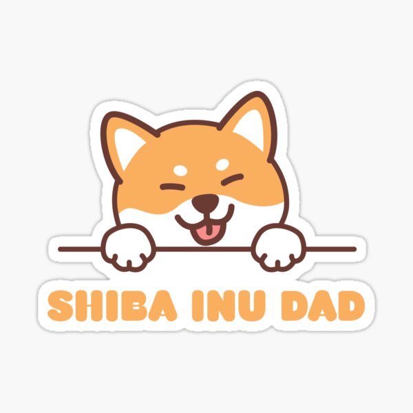 Item preview, Shiba Inu Dad designed and sold by Crocozen.