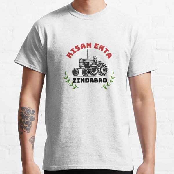 kisan andolan t shirt