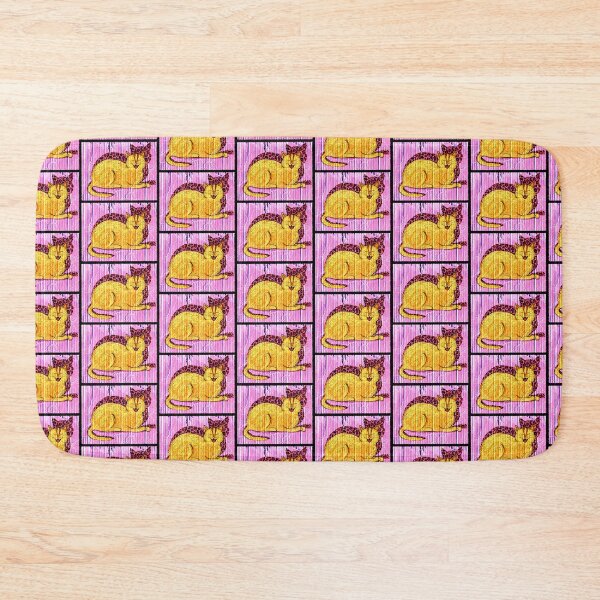 Item preview, Laughing Cat on Pink Cardboard  designed and sold by Livia1209.