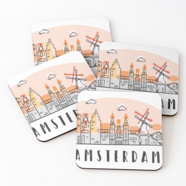 Item preview, Amsterdam Skyline essential T-Shirt designed and sold by oliviermaron.