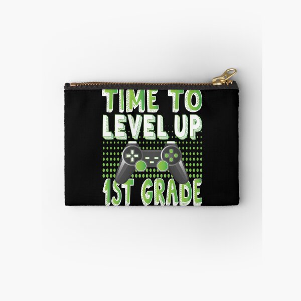 Item preview, Time To Level Up 1st Grade Kids Video Game Theme Party product designed and sold by Grabitees.