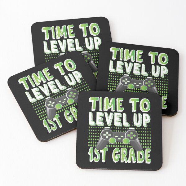Item preview, Time To Level Up 1st Grade Kids Video Game Theme Party product designed and sold by Grabitees.