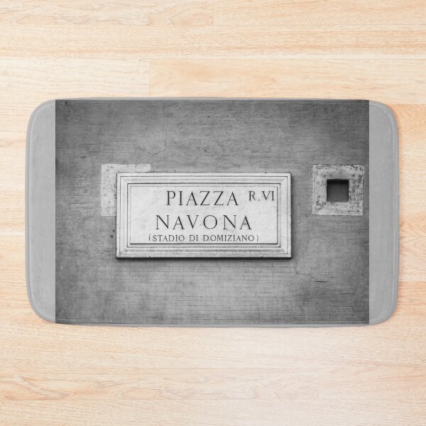 Item preview, Piazza Navona (Navona's Square) in Rome, Italy, street name sign designed and sold by Paolo Modena Photography    -   Fine Italian Art.