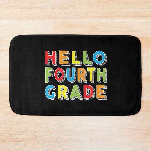 Item preview, Hello Fourth Grade Kids Back To School 4th Grade Team Party graphic designed and sold by Grabitees.