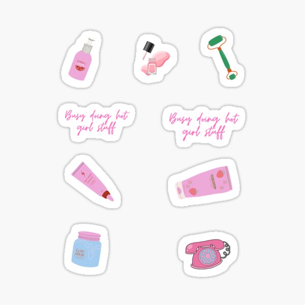 Girly Stuff Stickers for Sale