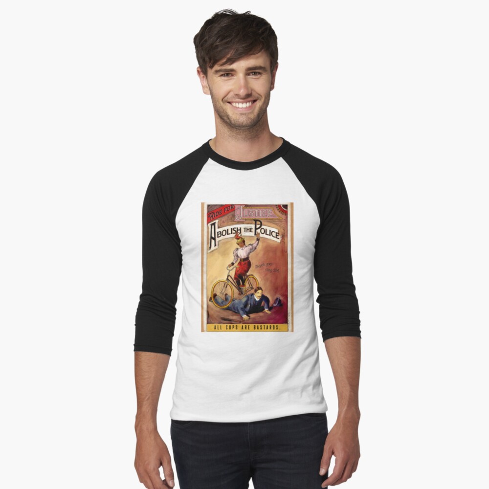 Aperçu de l'œuvre T-shirt baseball manches ¾ créée et vendue par EchoppeDeLoki.