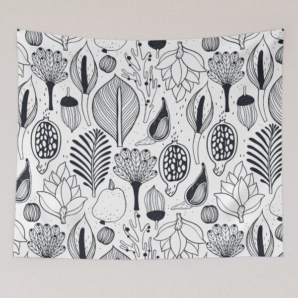 Item preview, Vintage Natural Patterns, Vintage leaves and trees Patterns, nature love, pomogranate patterns, forest patterns  designed and sold by garniturex.