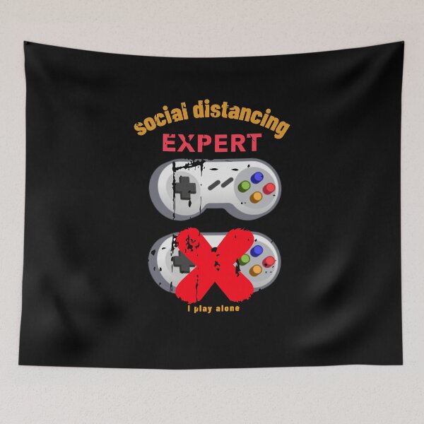 Item preview, Social Distancing Expert I Play Alone designed and sold by adamtepl.