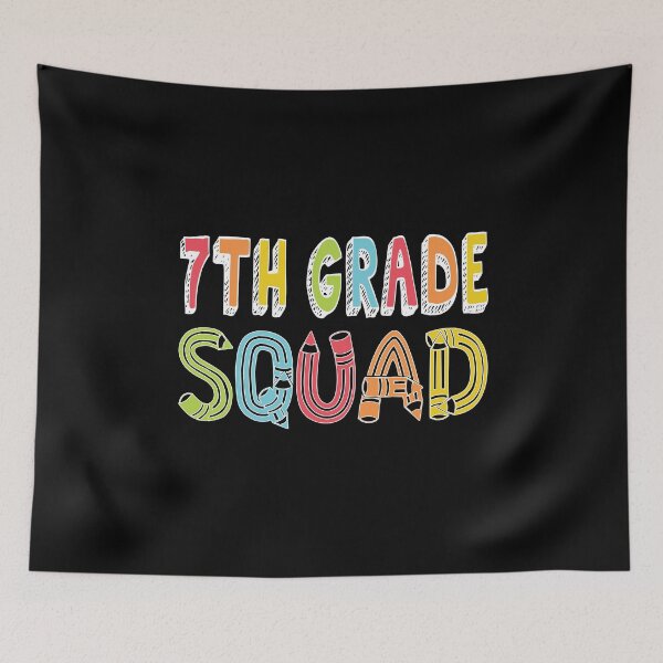 Item preview, 7th Grade Squad Back To School Seventh Grade Team Party print designed and sold by Grabitees.