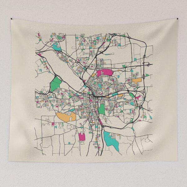 Item preview, Syracuse, New York Street Map designed and sold by A Deniz Akerman.