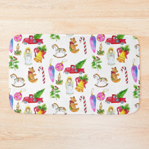 Item preview,  Set of Christmas illustrations. Painting with watercolors and ink on a white background. designed and sold by Yovin11.