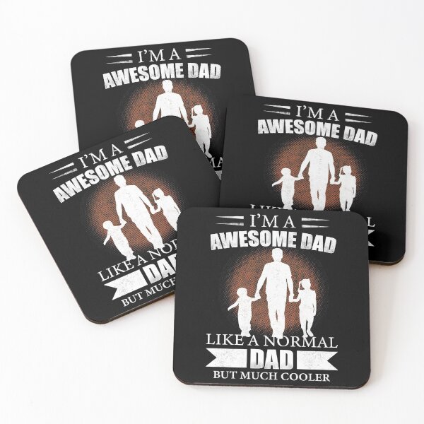 Item preview, I'm Awesome Dad Like A Normal Dad But Much Cooler designed and sold by mdnrsakib.