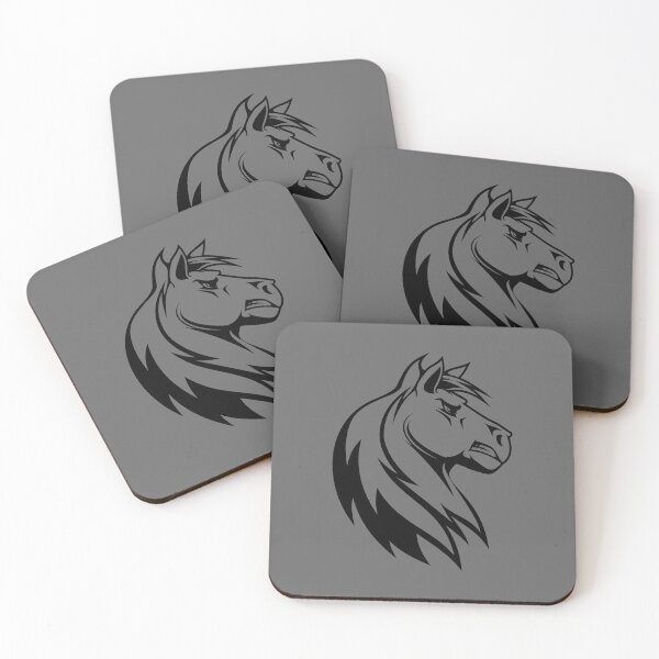 Item preview, Angry Black and White Horse designed and sold by chark70.