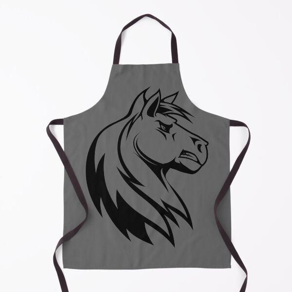 Item preview, Angry Black and White Horse designed and sold by chark70.