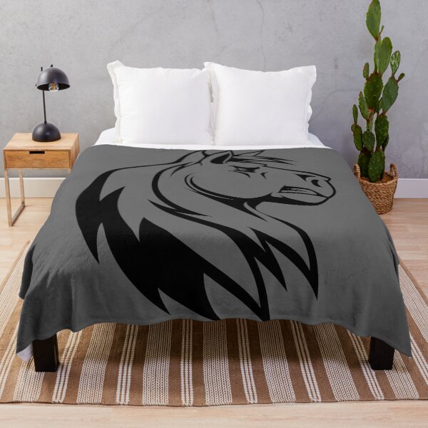 Item preview, Angry Black and White Horse designed and sold by chark70.