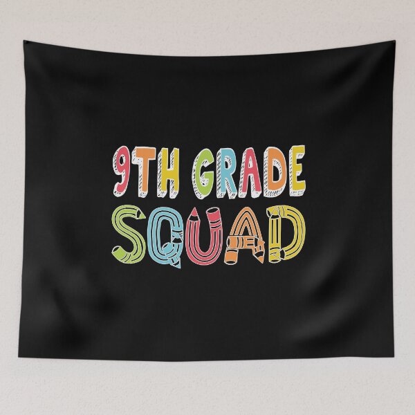 Item preview, 9th Grade Squad Back To School Ninth Grade Team Party design designed and sold by Grabitees.
