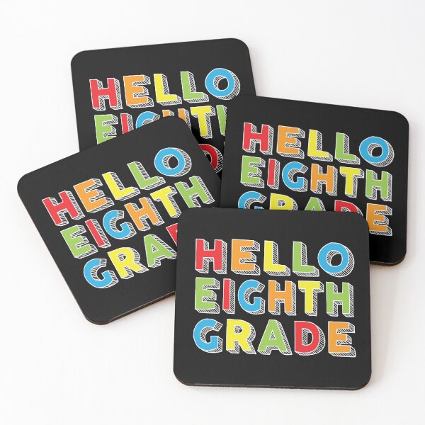Item preview, Hello Eighth Grade Kids Back To School 8th Grade Team Party print designed and sold by Grabitees.