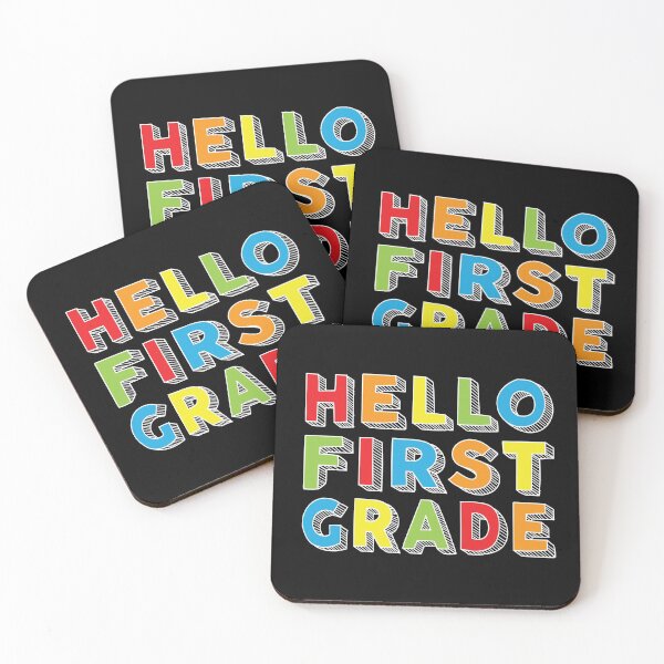 Item preview, Hello First Grade Kids Back To School 1st Grade Team Party design designed and sold by Grabitees.