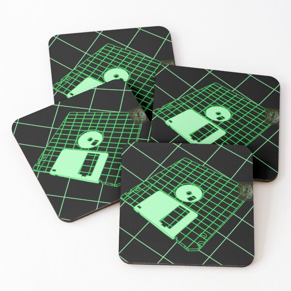 Item preview, Synthwave Floppy Disk designed and sold by SynthWolfArtz.