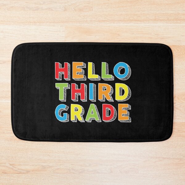 Item preview, Hello Third Grade Kids Back To School 3rd Grade Team Party print designed and sold by Grabitees.