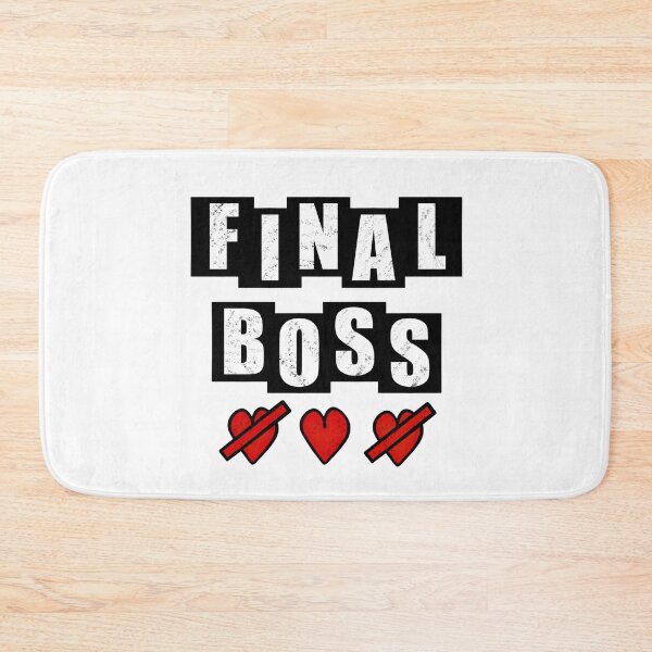 Item preview, Final Boss 1 life left - White designed and sold by BusyMonkeys.